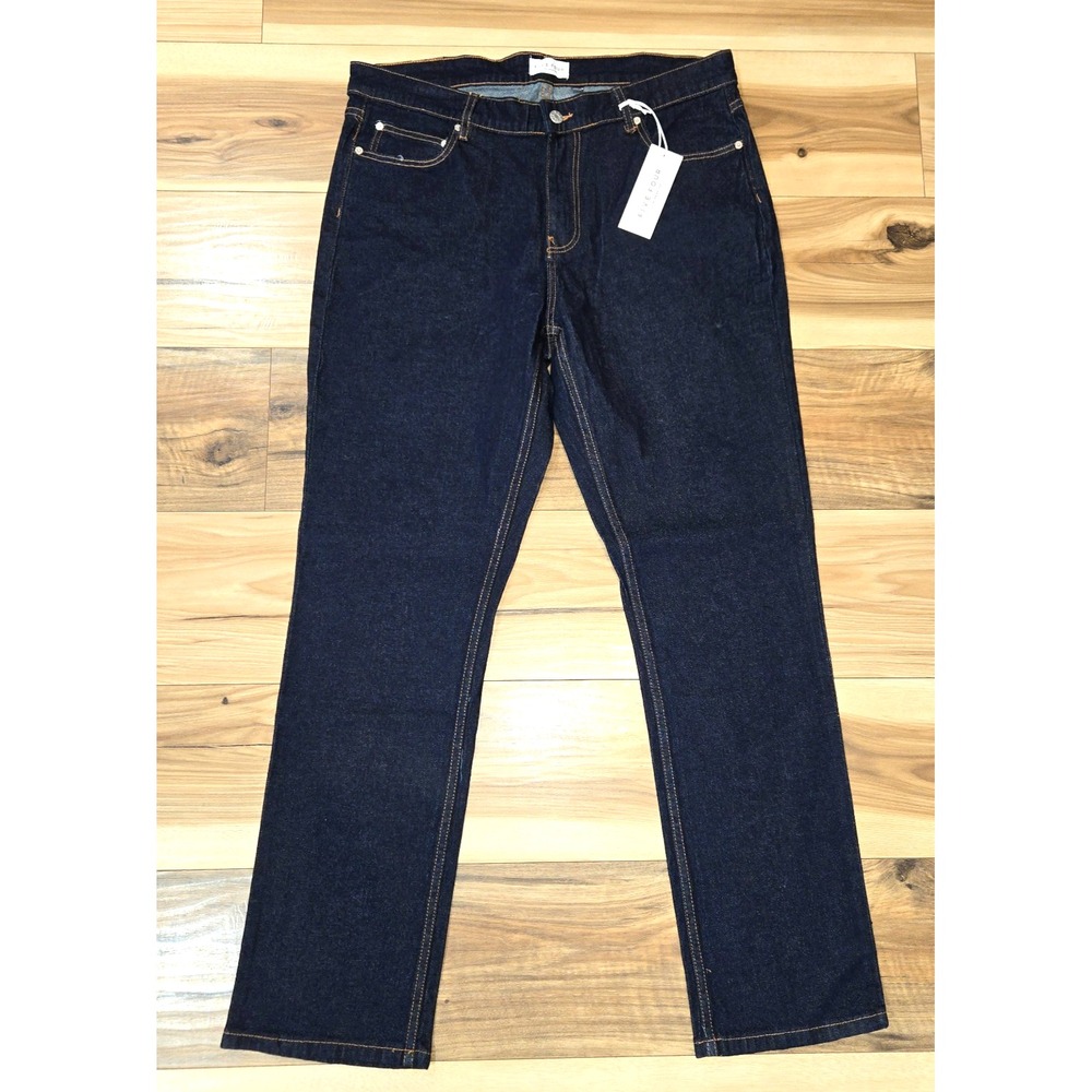 Five Four Rollins Jeans Mens Dark Indigo Size 36x32 Straight NWT‎